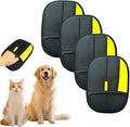 CAIBAO Electrostatic Pet Hair Removal Gloves: Quick Wiping - Reusable & Washable for Sofa Clothing Pet Beds Effortless Cats & Dogs Hair Remover for Busy Pet Owners (4pcs-Black)