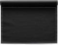 MY DRAP Washable And Reusable Cloth Placemat - 17.7 x 12.6 in (12 Per Roll, Cotton Black)