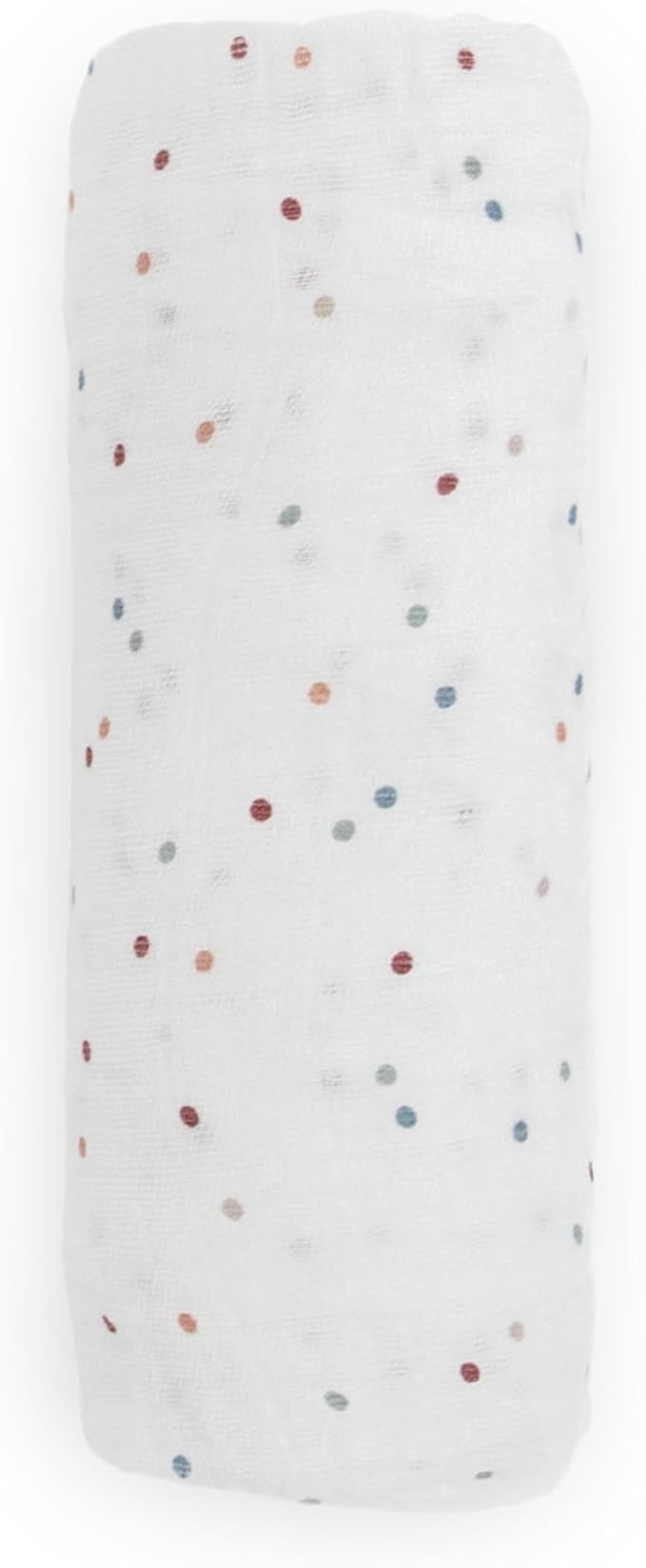 Little Unicorn Premium Cotton Swaddle Baby Blanket | Breathable Fabric | for swaddling, Play, Nursing & More (Dots)