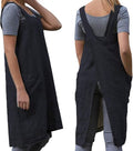Women's Practical Cross Back Pinafore Apron with Large Pockets Home Kitchen,Restaurant,Coffee house,Cooking Gardening Works