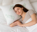 King Size Rayon Derived from Bamboo Pillow for Sleeping, Cooling Shredded Memory Foam Bed Pillows Set – Back, Stomach, Side Sleeper, Removable Cover, Adjustable Firmness, King (Pack of 1)