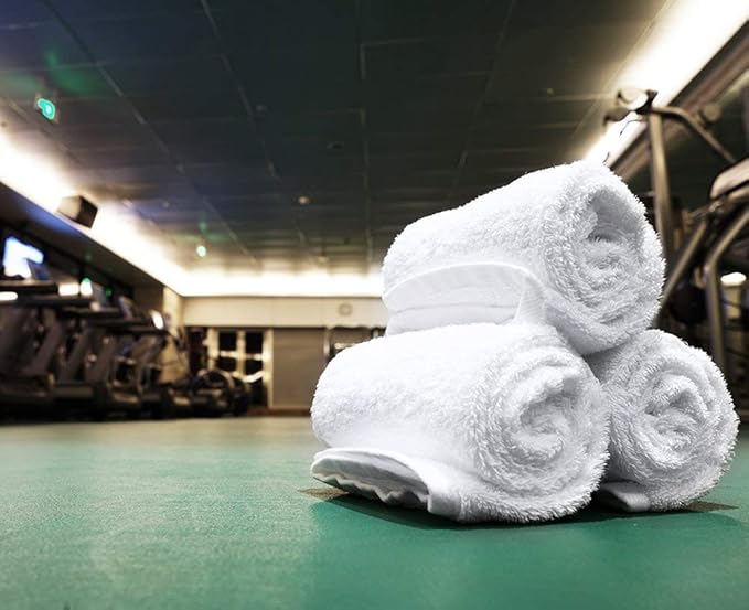 Utopia Towels 60 Pack Cotton Washcloths Set, 100% Ring Spun Cotton, Premium Flannel Face Cloths, Highly Absorbent and Soft Feel Fingertip Towels, White
