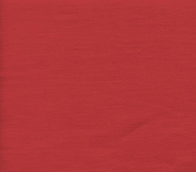 100% Linen Upholstery Fabric 7.5 oz 60" Inches Wide Perfect for Clothing and Garment DIY Arts & Craft Sold by The Yard (Crimson)