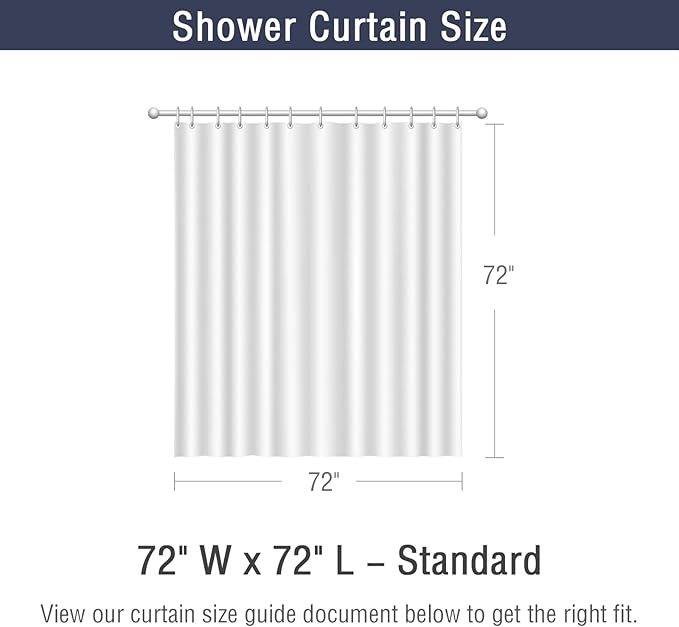 Gibelle Burgundy Fabric Shower Curtain, Ombre Shower Curtains for Bathroom, Waffle Weave Textured Shower Curtain Set with Hooks, Water Repellent and Machine Washable, 72 x 72