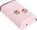 Wipela Pet Dog Cat Microfiber Drying Towel Ultra Absorbent Great for Bathing and Grooming (1-Pack)