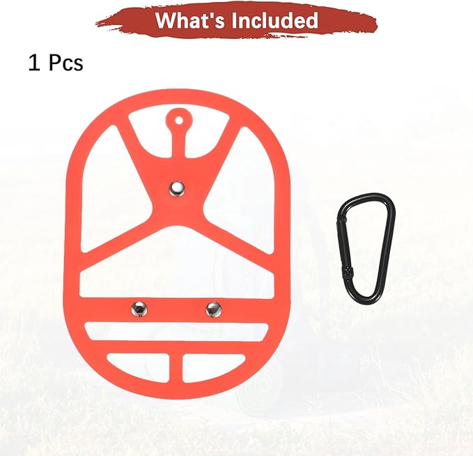 TIXIPEM Shoe Holster for Backpack [1SET] - Elastic Silicone Footwear Holder with Clip Use for Travel & Outdoors & Sports - [Red-M] Hang Extra Shoes Cleats Boots