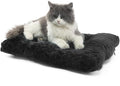 Cat Mat Black Cat Bed for Indoor Cats 18 Inch Washable Comfy Cushion,Up to 10 lbs Soft and Fluffy Small Dog Bed for Crate Tire Printing