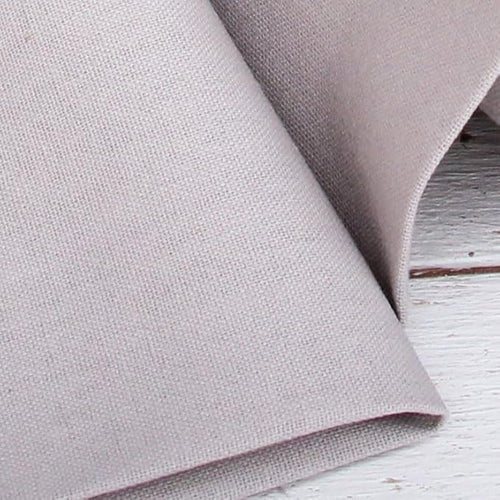 3 Yard Cut of Threadart Linen Fabric - Premium Cotton Linen Fabric for Embroidery, Cross Stitch, Apparel, Canvas, Home Décor- 55" Width - Silver