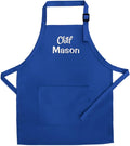 Personalized Kids Apron | Kid or Toddler Apron Sizes | Choice of Color and Thread
