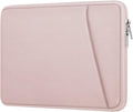Laptop case 15.6 inch, Durable Briefcase Shockproof Protective Cover, Handbags Portable Laptop Bag for 15.6 inch HP Dell Asus Lenovo Notebook Computer Sleeve with Front Pocket, Pink