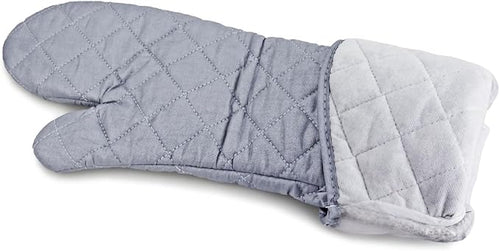 2 Pairs 24 Inch Extra Extra Long Oven Mitts Heat Resistant Cotton Lining Oven Thick Gloves Kitchen Food Service Mittens for Pot Holders Cooking Baking BBQ