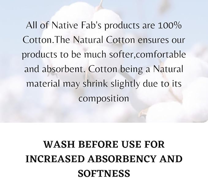 Native Fab 4 Pack Farmhouse Modern Stripe Kitchen Dish Towels Cotton Super Absorbent Quick Drying Reusable 18x26 Inches - Bar Hand Towels, Kitchen Cleaning Towels with Hanging Loop, Navy Blue