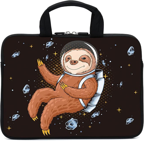 AMARY Laptop Sleeves 11.6" 12" Laptop Handle Bag Neoprene Notebook Carrying Pouch Chromebook Sleeves case Ultrabook Case Tablet Cover Fit Apple MacBook Air HP DELL Lenovo Asus (Sloth-1)