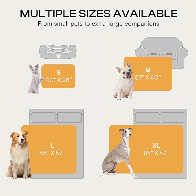 Luciphia Waterproof Dog Blanket for Medium Dogs Washable Soft Sherpa Fleece Cat Blankets with 3D Jacquard Cozy Calming Reversible Couch Protector Furniture Protection for Pet, Green White, 57x40 inch