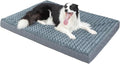KHONSU PET Dog Bed Mat Plush 4in Orthopedic Pad for Large Dogs up to 150 lbs XXXL Large Waterproof Plush & Removable Cover Machine Washable for Gaint Dogs