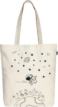 Ecoright Tote Bag for Women with Zipper, Small Tote Bag, Canvas Bag, Reusable Cotton Bag for Beach, Grocery, School & Work