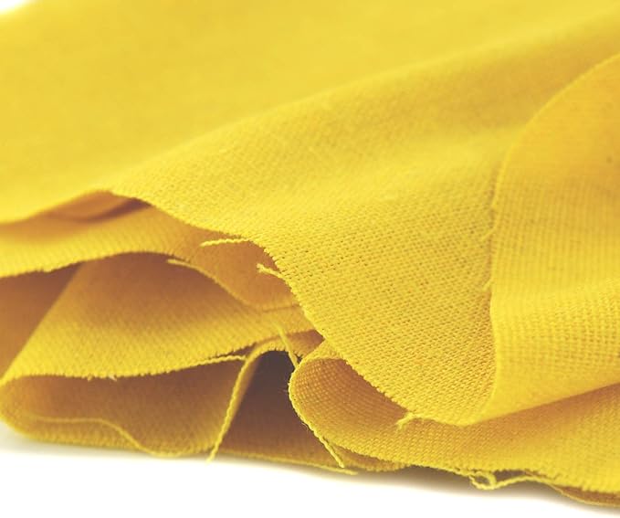 Rose Flavor Pre-Cut Quilting Linen Fabric,Craft Cloth,DIY for Sewing Crafting 60" by 1 Yard(Yellow)