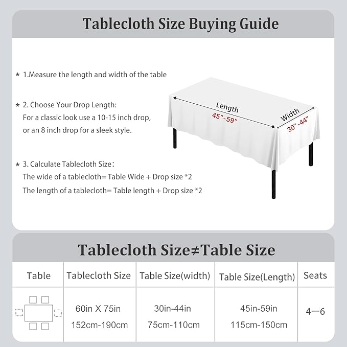Alsoo Gingham Tablecloth Rectangle Checkered Table Cloth Cotton Linen Fabric Wrinkle Free Washable Buffalo Plaid Table Cover for Kitchen Dining Picnic Camping, Pink and White, 60 * 75 inch