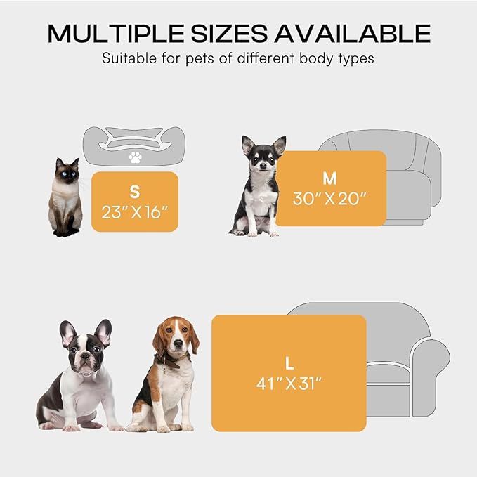 Luciphia 1 Pack 6 Dog Blankets Cat Soft Fluffy Fleece Pet Blanket Warm Cute Print Design Puppy Kitten Doggy Dot Medium(30"x20")