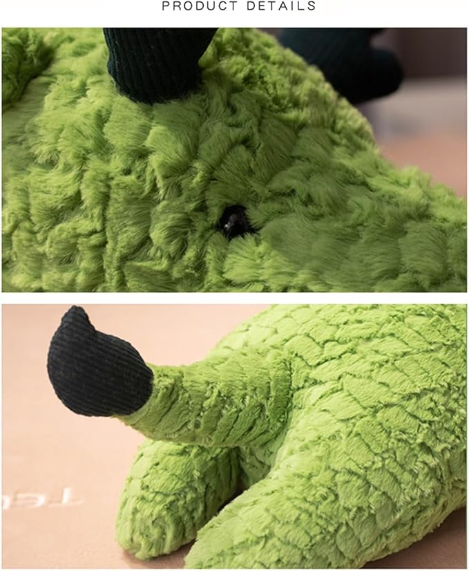 FEEZUSH Dragon Plush Pillow - 47 Inch Dragon Stuffed Animal - Birthday, Christmas, Valentine's Day Gift for Kids Boys Girls (Green)