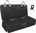 EasyHaWei Dog Car Seat Cover for Back Seat Bench Cover, Compatible for Armrest 100% Waterproof & Nonslip Backseat Protector for Pet （Standard）