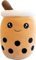 VSFNDB Cute Boba Tea Plush Stuffed Animal Toy 14 Inch Bubble Tea Kawaii Plushies Cartoon Soft Milk Tea Cup Cuddly Pillow Home Hugging Birthday for Children Kids Boys Girl Room Decor Bedtime, 14Inches