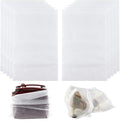 Ginojex Travel Shoe Bags 10Pcs Non-woven Fabric Storage Bags Portable Dust Cover Pouch Packing Bags with Drawstring (Medium)
