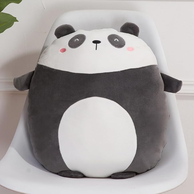 Zielind Panda Plush Pillow, 16 inch Panda Stuffed Animal Toy Kawaii Plushie Hugging Pillow Cute Cartoon Plush Animal Pillows Gifts for Boys and Girls