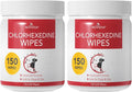 NOVEHA Pet Wipes - Formulated Pet Wipes - for Facial and Finger Folds, Underarms - 3" x 2" Size (300 Counts)