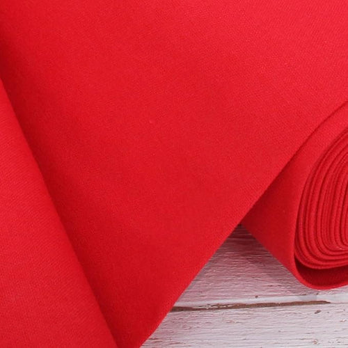 3 Yard Cut of Threadart Linen Fabric - Premium Cotton Linen Fabric for Embroidery, Cross Stitch, Apparel, Canvas, Home Décor- 55" Width - Red