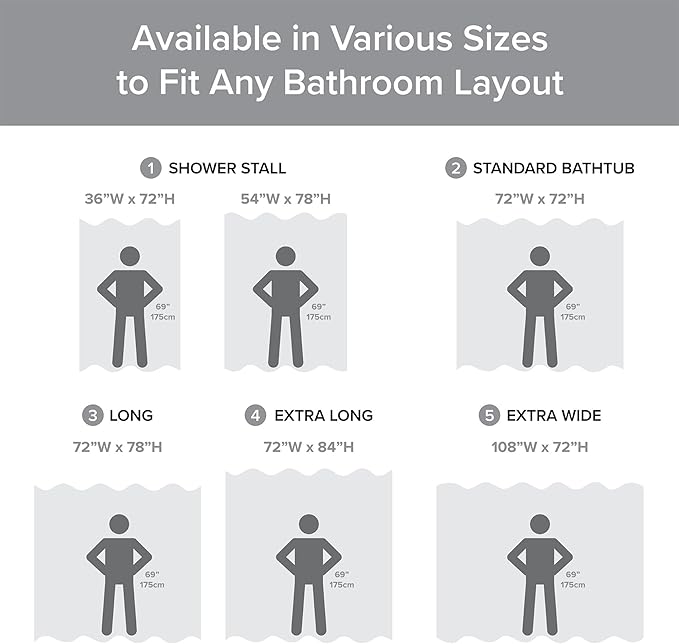 Madison Park Shower Curtain Waffle Weave, Vibrant Dyed, Waffle Shower Curtain 3M Scotchgard Moisture Management, Farmhouse Stall Shower Curtains for Bathroom, Stall: 36x72'' Grey