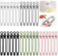Data Cable Organizer, 2025 New Silicone Cable Ties Reusable Cable Management Organizer for Bundling and Fastening Cable Cords Wires (30)