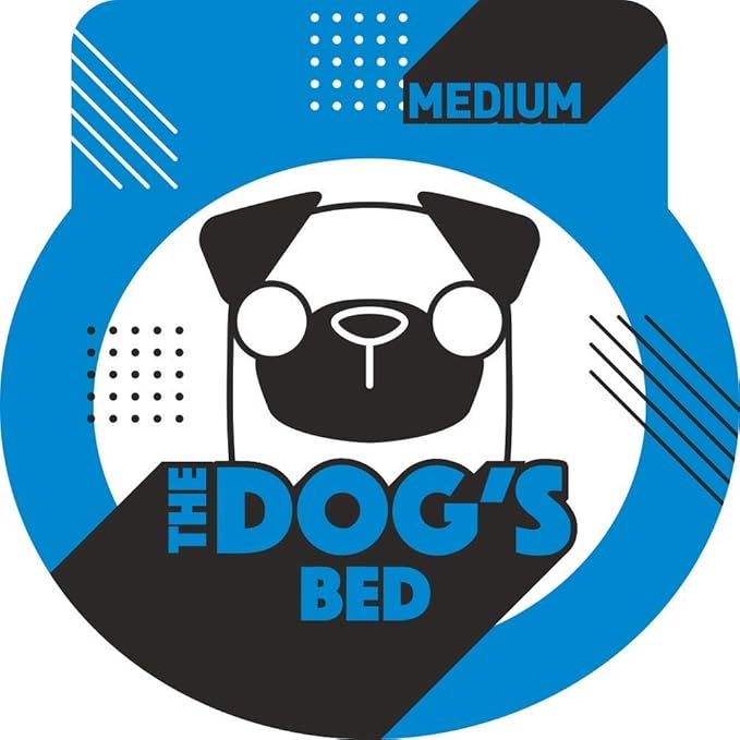 The Dog’s Bed Utility Waterproof Dog Bed, Medium, Grey – Durable Outdoor Oxford Fabric, Tough YKK Zippers, Washable Removable Reversible Cover, for Home Car Crate Kennel & Yard