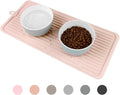Keep Your Floors Clean with Dahaiwua Pet Food Mat - Dishwasher Safe, Food-Grade Safe for Dogs and Cats Mat for Prevent Food and Water