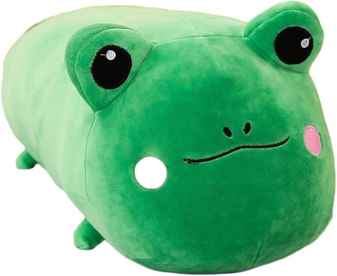sofipal Frog Plush Pillow, Soft Frog Stuffed Animal Toy Hugging Pillow Gifts for Kids Birthday,Christmas,Valentine 23.6"