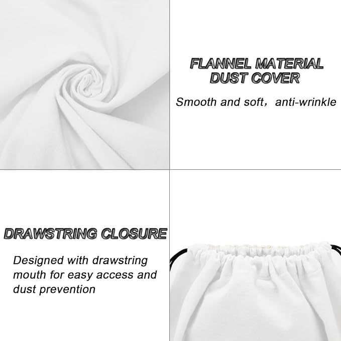 LAKE OF FIRE Dustproof Storage Bags with Drawstring Closure, 2-Piece Set – Multi-Purpose Protective Pouches for Handbags, Purses, Shoes, and Boots