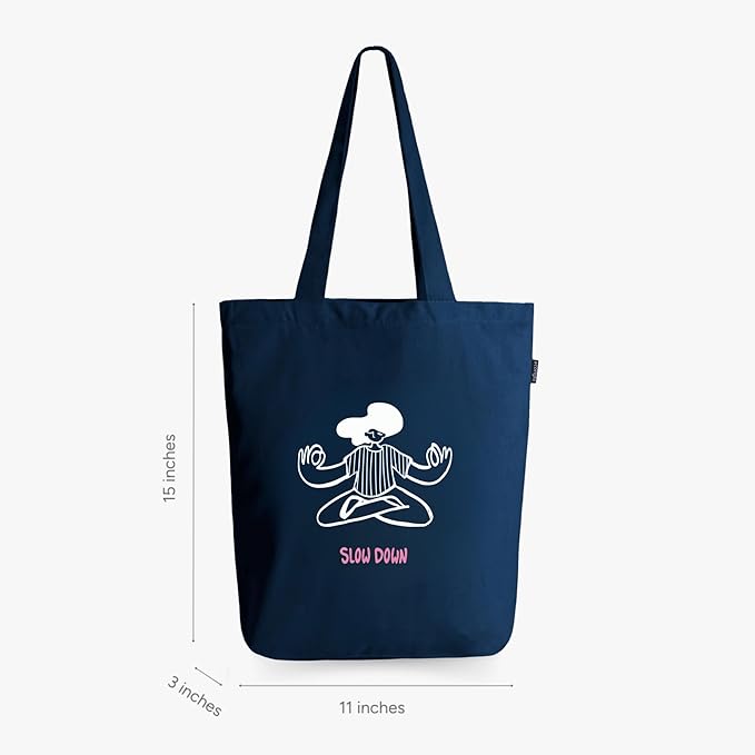 Ecoright Tote Bag for Women with Zipper, Small Tote Bag, Canvas Bag, Reusable Cotton Bag for Beach, Grocery, School & Work