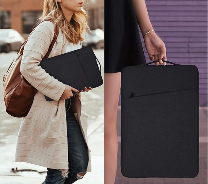 Laptop Sleeve for 14 inch New MacBook Pro M5/M4/ M3/ M2/ M1 Pro/Max A3434 A3112 A3401 A3185 A2918 A2992 A2779 2025-2021,Carrying Case Bag with Accessory Pocket, Black