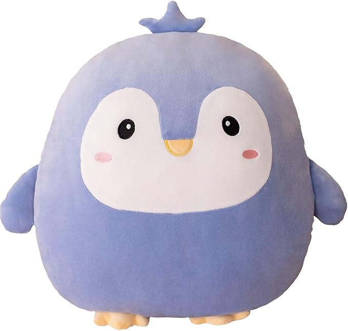 lannery Penguin Plush Pillow, Kawaii Penguin Stuffed Animal Toy Soft Plushies Pillow Toys Gifts for Room Decor Birthday Valentine Day, 8 inch