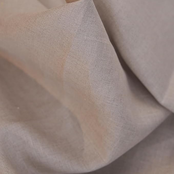 Japan Nature 100% Linen Fabric for Clothing, Home Decor, Pillow, Sofa, 55" Width, Craft by The Yard (Nature, 8 Yard)