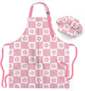 SANDJEST Kids Apron with Chefs Hat Set, Kitchen Apron Gifts