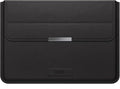 INVZI MacBook Sleeve, Vegan Leather Bag Compatible with 13”/14" MacBook Air, MacBook Pro 14 inch M3 M2 M1 2021-2024, Compact Design with Invisible Stand (Black)