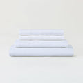 Sijo Stone Washed Organic French Linen Bed Sheet Set, GOTS Certified Organic, Best Cooling Linen Sheet Award by Sleep Foundation, 1 Flat Sheet Only (Snow, King/Cal King)