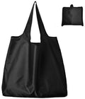 Ksheria Large 50lbs Heavy Duty Reusable Foldable Grocery and Shopping Tote Bags - Washable Polyester Bags in Pocket