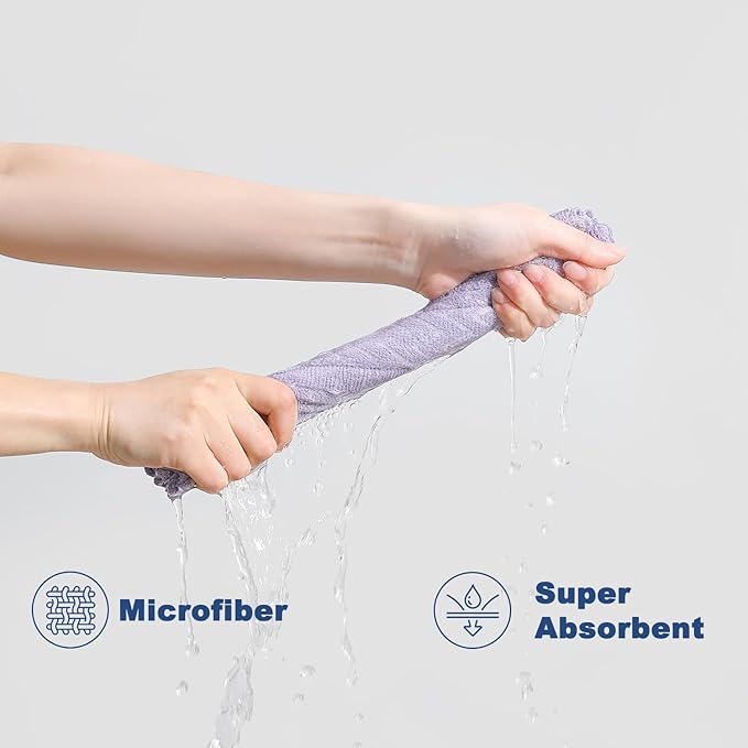 Tigona 80 Pack Microfiber Cleaning Cloth Roll Reusable Paper Towels 12"x12" Tear Away Cloth,Absorbent Dish Rags for House Kitchen,Wash Cloths,Lint Free Rags for Window Cars Cleaning Supplies