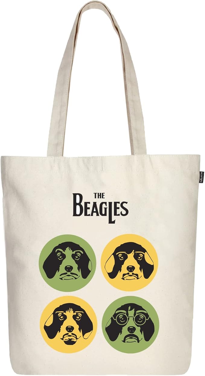 Ecoright Tote Bag for Women with Zipper, Small Tote Bag, Canvas Bag, Reusable Cotton Bag for Beach, Grocery, School & Work