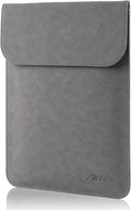 Allinside 13-13.3 inch Laptop Sleeve Case for MacBook Pro 14 2021–2024 (A2918, A2992, A3112, A3401, A3185)/MacBook Air 13 2010-2017/MacBook Pro 13 2010-2015, PU Suede Leather Laptop Case Cover, Gray