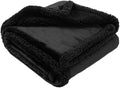 Waterproof Pet Blanket, Flannel Dog Blanket, Liquid Urine Leak-Proof, Furniture Protection Pads, Double-Sided, Large Space, Suitable for Small, Medium, Large Dogs, Cats, White, L(65" x 57")