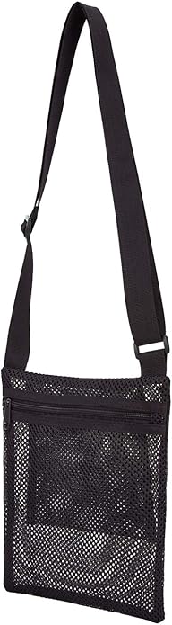 USPECLARE Heavy Duty Semi-Transparent Mesh Purse See Through Mesh Crossbody Bag