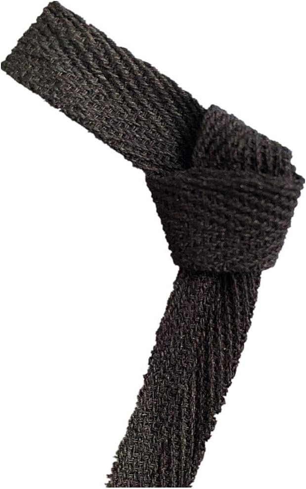 QIANF Eco Friendly Twill Tape Ribbon 100% Cotton Black 2 Inch Wide 50 Yard Roll Herringbone Tape(2 Inch-50Yard, Black)
